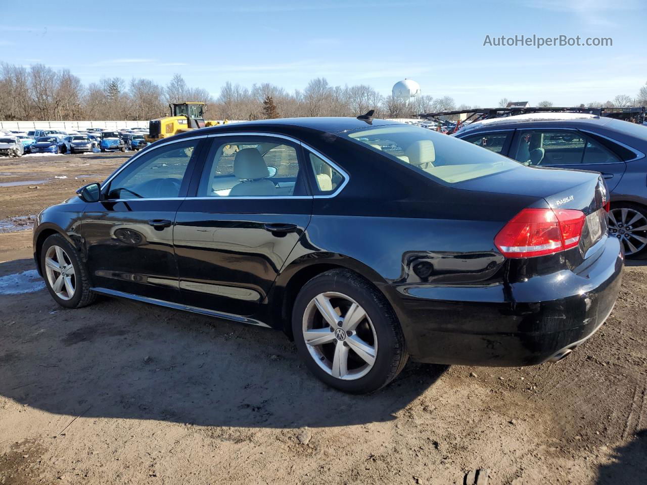 2012 Volkswagen Passat Se Black vin: 1VWBP7A35CC012070