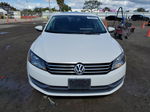 2012 Volkswagen Passat Se White vin: 1VWBP7A35CC052696