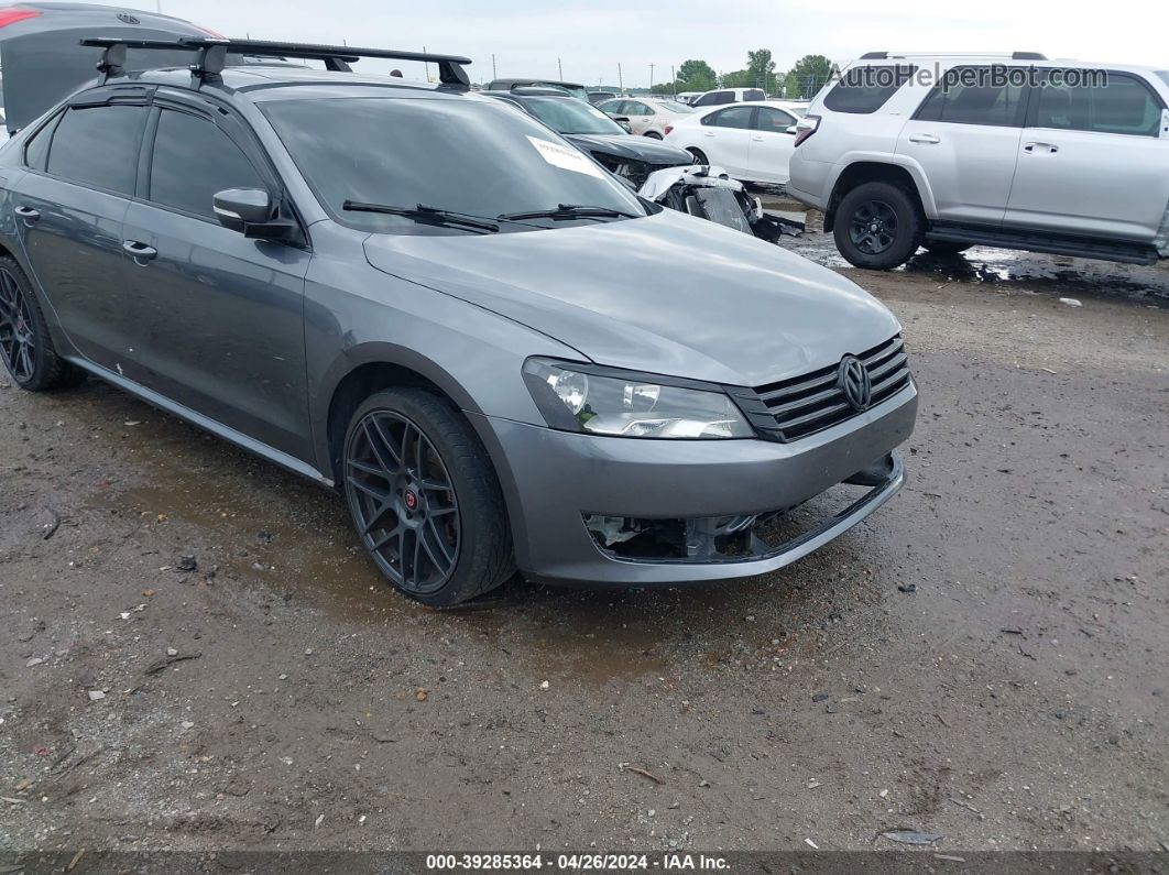 2012 Volkswagen Passat 2.5l Se Серый vin: 1VWBP7A35CC109690