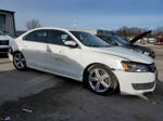 2013 Volkswagen Passat Se White vin: 1VWBP7A35DC026147