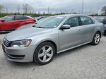 2013 Volkswagen Passat Se Silver vin: 1VWBP7A35DC044292