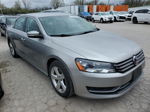 2013 Volkswagen Passat Se Silver vin: 1VWBP7A35DC044292