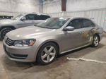 2013 Volkswagen Passat Se Gray vin: 1VWBP7A35DC120870