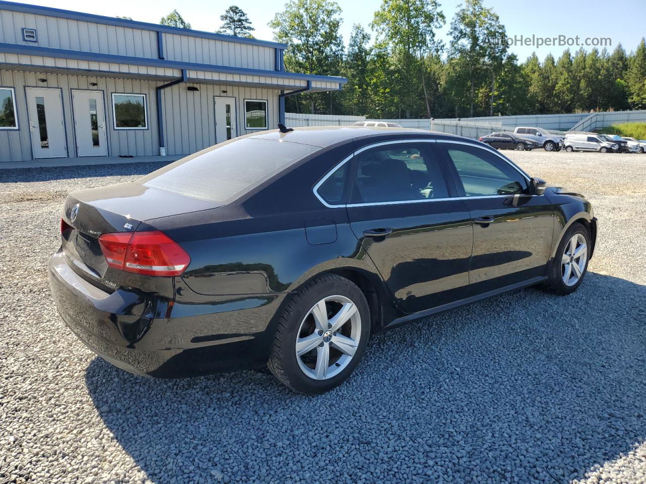 2013 Volkswagen Passat Se Black vin: 1VWBP7A35DC151620