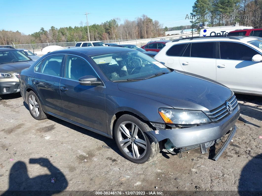 2014 Volkswagen Passat 2.5l Se Серый vin: 1VWBP7A35EC008135