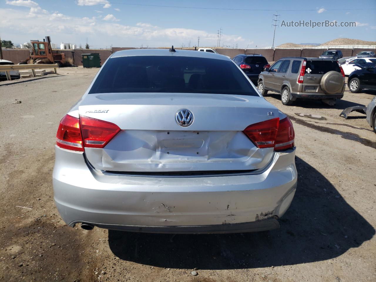 2012 Volkswagen Passat Se Серебряный vin: 1VWBP7A36CC019125