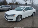 2012 Volkswagen Passat 2.5l Se White vin: 1VWBP7A36CC032439