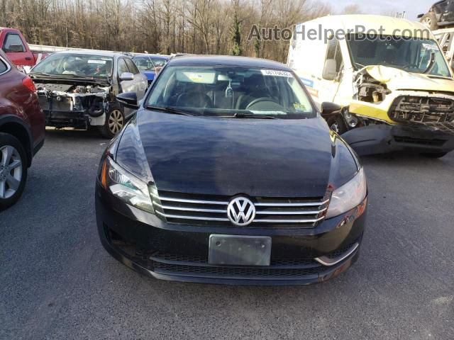 2012 Volkswagen Passat Se Black vin: 1VWBP7A36CC062881