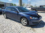 2012 Volkswagen Passat Se Blue vin: 1VWBP7A36CC087456