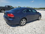 2012 Volkswagen Passat Se Blue vin: 1VWBP7A36CC087456