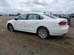 2012 Volkswagen Passat Se White vin: 1VWBP7A36CC103400