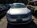 2013 Volkswagen Passat Se Gray vin: 1VWBP7A36DC015724