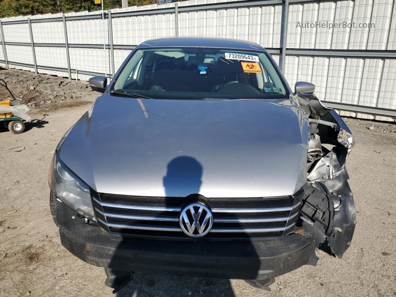 2013 Volkswagen Passat Se Charcoal vin: 1VWBP7A36DC031132