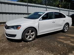 2013 Volkswagen Passat Se White vin: 1VWBP7A36DC035469