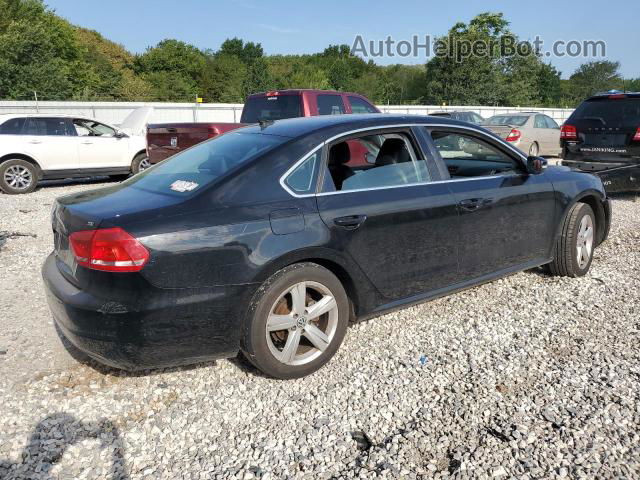 2013 Volkswagen Passat Se Black vin: 1VWBP7A36DC090178