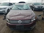 2013 Volkswagen Passat Se Red vin: 1VWBP7A36DC118240