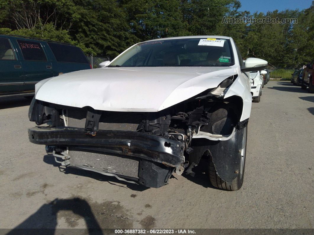 2012 Volkswagen Passat Se W/sunroof White vin: 1VWBP7A37CC021868