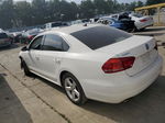 2012 Volkswagen Passat Se White vin: 1VWBP7A37CC044809