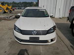 2012 Volkswagen Passat Se White vin: 1VWBP7A37CC044809