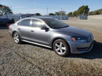 2013 Volkswagen Passat Se Gray vin: 1VWBP7A37DC001475