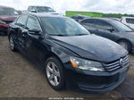 2013 Volkswagen Passat 2.5l Se Черный vin: 1VWBP7A37DC030636