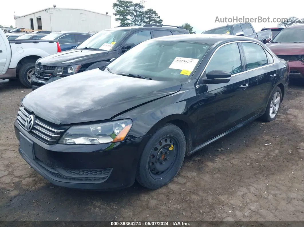 2013 Volkswagen Passat 2.5l Se Черный vin: 1VWBP7A37DC030636