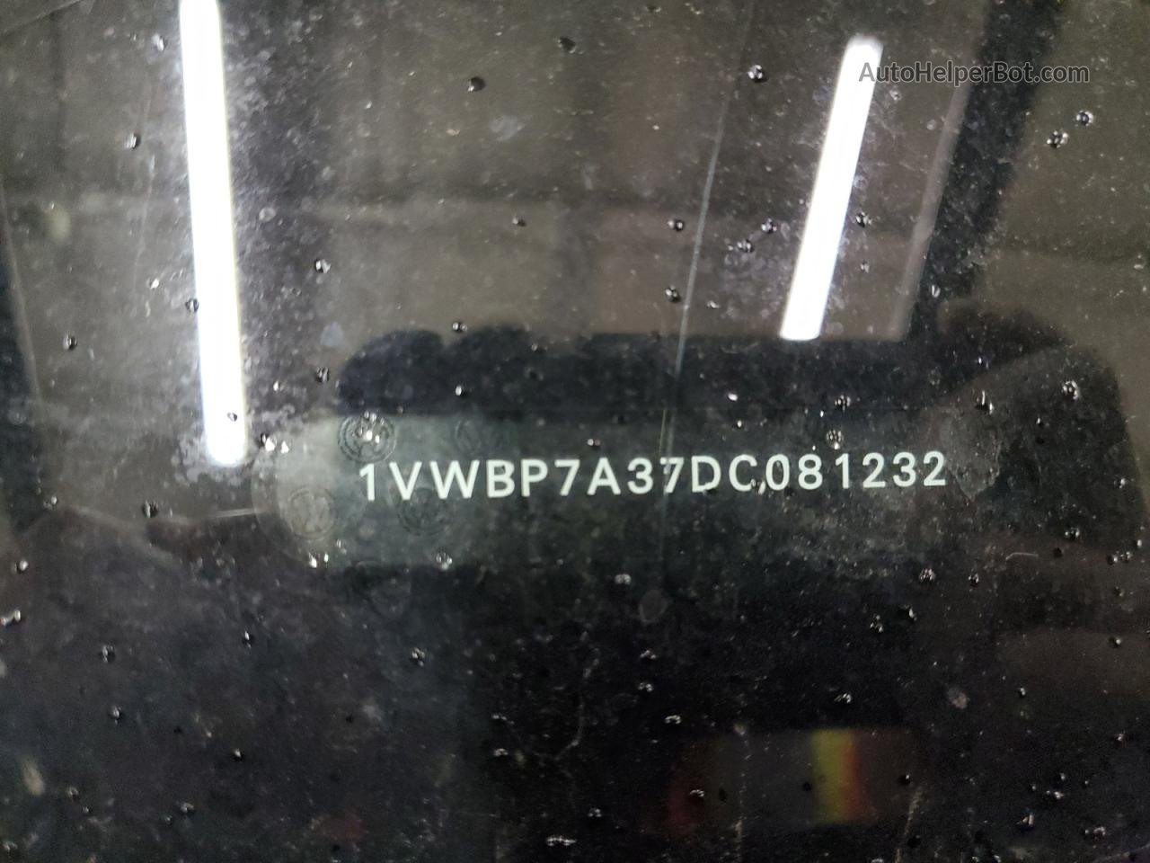 2013 Volkswagen Passat Se Черный vin: 1VWBP7A37DC081232