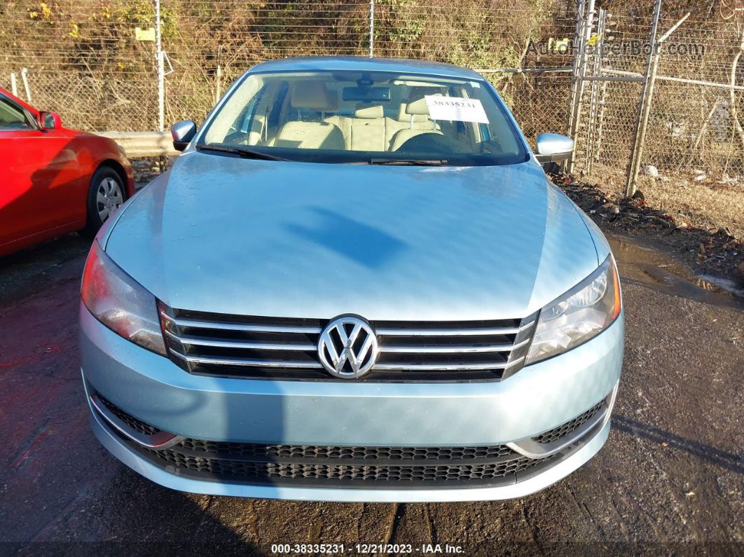 2013 Volkswagen Passat 2.5l Se Light Blue vin: 1VWBP7A37DC135094