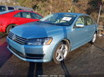 2013 Volkswagen Passat 2.5l Se Light Blue vin: 1VWBP7A37DC135094