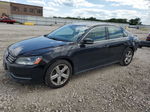 2013 Volkswagen Passat Se Black vin: 1VWBP7A37DC146399