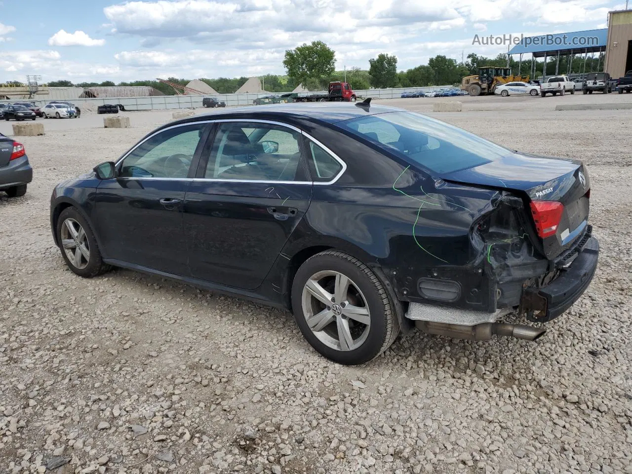 2013 Volkswagen Passat Se Black vin: 1VWBP7A37DC146399