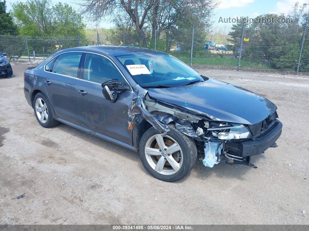 2012 Volkswagen Passat 2.5l Se Серый vin: 1VWBP7A38CC040039