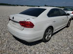 2013 Volkswagen Passat Se White vin: 1VWBP7A38DC000612