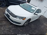 2013 Volkswagen Passat 2.5l Se White vin: 1VWBP7A38DC026014