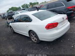 2013 Volkswagen Passat 2.5l Se White vin: 1VWBP7A38DC026014