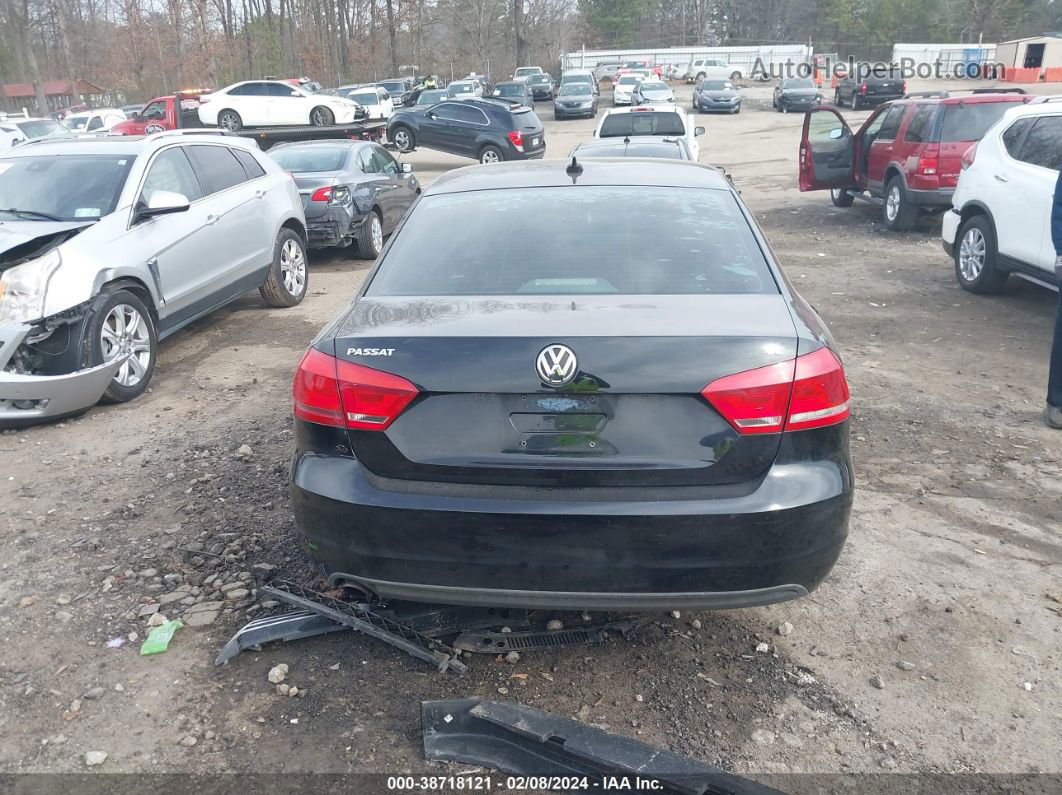 2013 Volkswagen Passat 2.5l Se Black vin: 1VWBP7A38DC048367