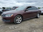 2013 Volkswagen Passat Se Maroon vin: 1VWBP7A38DC085547