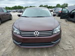 2013 Volkswagen Passat Se Maroon vin: 1VWBP7A38DC085547