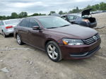 2013 Volkswagen Passat Se Maroon vin: 1VWBP7A38DC085547