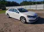 2012 Volkswagen Passat Se White vin: 1VWBP7A39CC052913