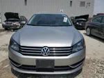 2012 Volkswagen Passat Se Silver vin: 1VWBP7A39CC085135