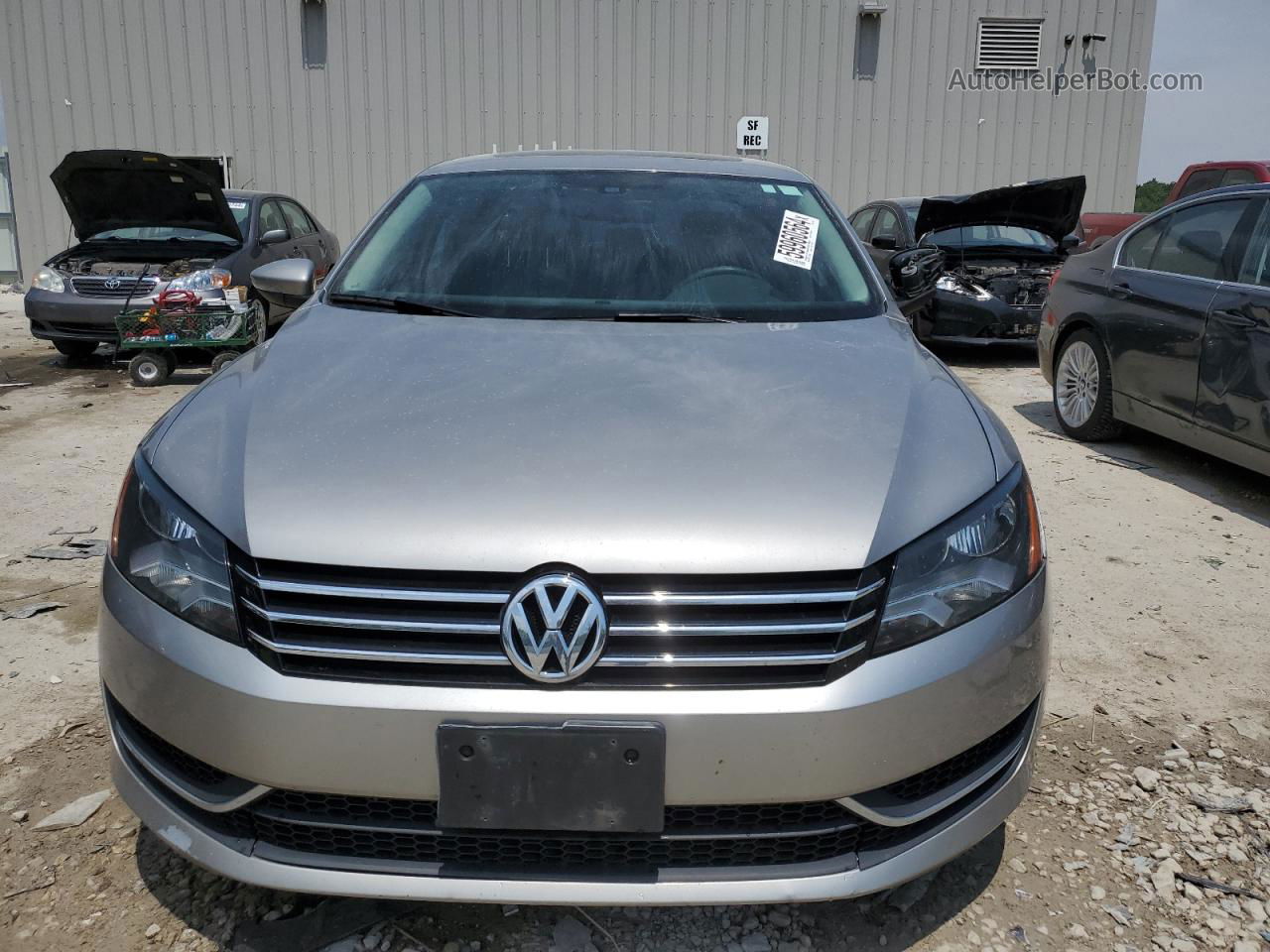 2012 Volkswagen Passat Se Серебряный vin: 1VWBP7A39CC085135