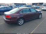 2012 Volkswagen Passat 2.5l Se Бордовый vin: 1VWBP7A39CC090450