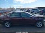 2012 Volkswagen Passat 2.5l Se Бордовый vin: 1VWBP7A39CC090450