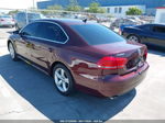 2012 Volkswagen Passat Se W/sunroof Бордовый vin: 1VWBP7A39CC101155