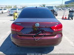 2012 Volkswagen Passat Se W/sunroof Burgundy vin: 1VWBP7A39CC101155