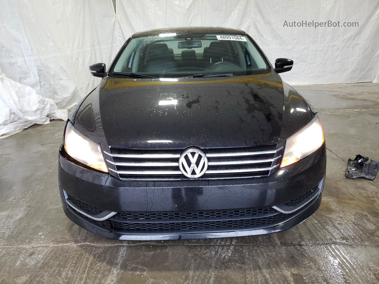 2013 Volkswagen Passat Se Black vin: 1VWBP7A39DC040388