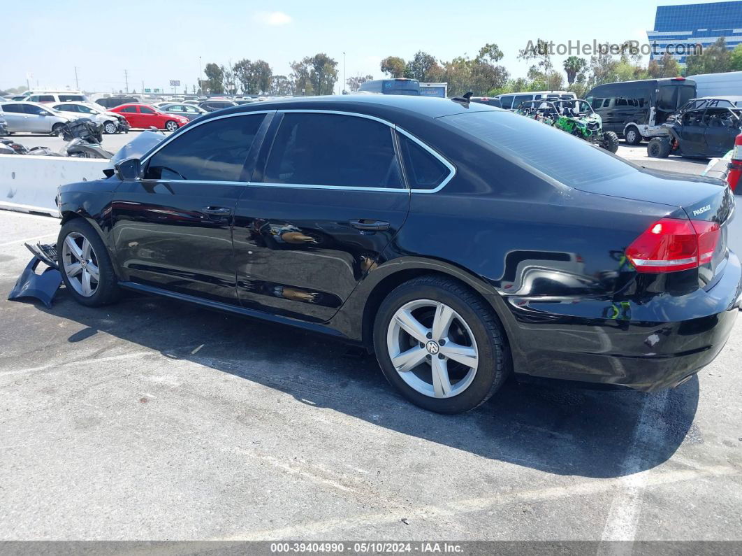 2013 Volkswagen Passat 2.5l Se Black vin: 1VWBP7A39DC042965