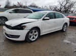 2013 Volkswagen Passat Se White vin: 1VWBP7A39DC098873