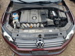 2012 Volkswagen Passat Se Maroon vin: 1VWBP7A3XCC015286